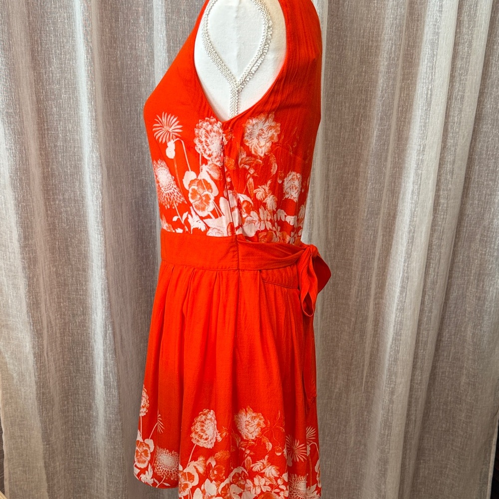FARM Rio Red Floral Mini Dress - Picture 8 of 15